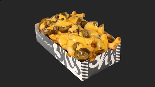 Chili-Cheese-Fritten