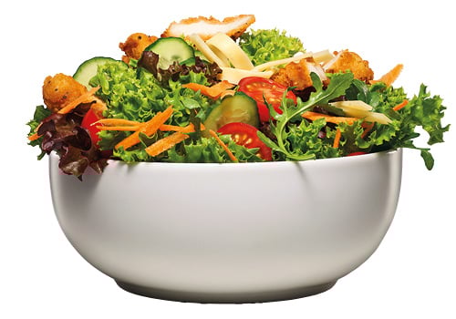 Chick'n'Cheese Salade