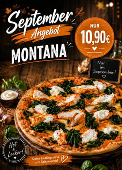 Pizza Montana Solo 25cm<sup>F</sup>