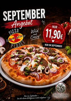 Pizza Wildläufer solo 25cm