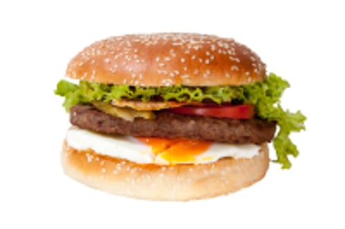 Spiegelei Burger<sup>A,F,V</sup>