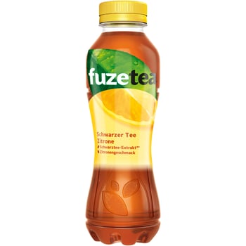 Fuze Tea Zitrone Schwarzer Tee mit Zitrone Geschmack 0,4l