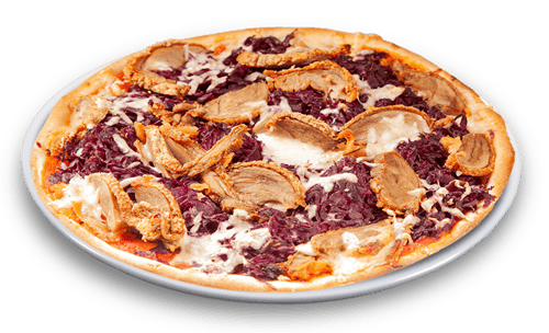 Pizza Ente & Rotkohl Solo 26 cm