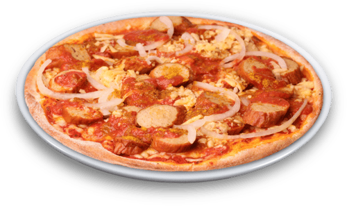 Pizza Currywurst Big 32cm<sup>K,G,F,St</sup>