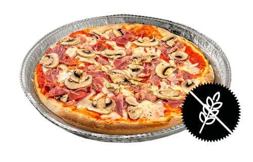 Prosciutto e funghi glutenfrei 