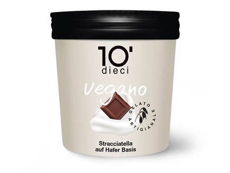 Vegano gelato Stracciatella