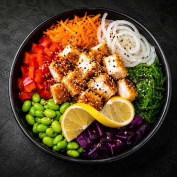 Poké Bowl Crispy Chicken (804) Poké Bowl Crispy Chicken (804)