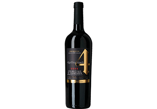 Quattro Conti Primitivo di Manduria trocken 0,75l Quattro Conti Primitivo di Manduria trocken 0,75l