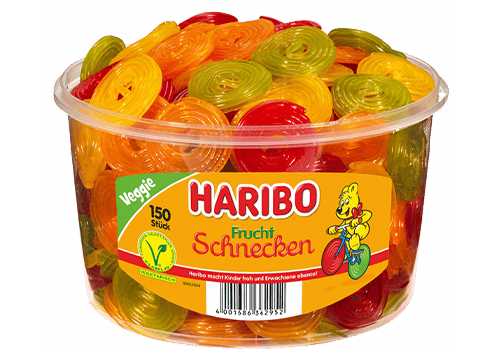 Haribo Frucht Schnecken 150Stk.