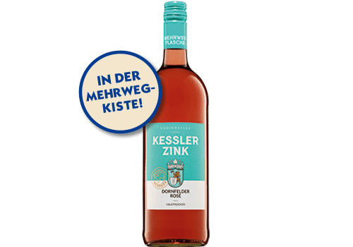 Kessler-Zink Dornfelder Rosé halbtrocken 6x1,0l Kessler-Zink Dornfelder Rosé halbtrocken 6x1,0l