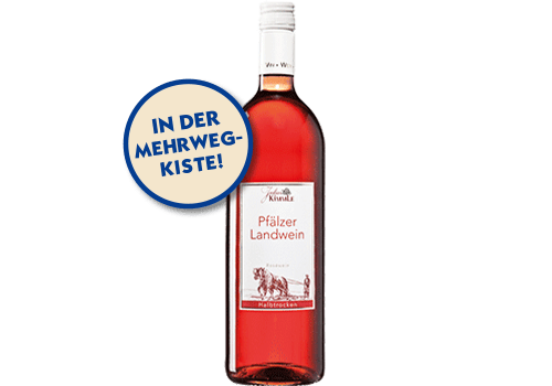 Pfälzer Landwein rosé halbtrocken 6x1,0l Pfälzer Landwein rosé halbtrocken 6x1,0l