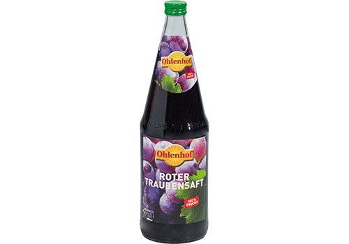 Ohlenhof Traubensaft Rot 6x1,0l