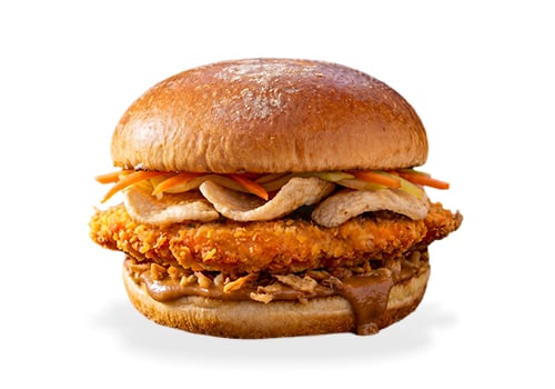 Satay Chicken Burger