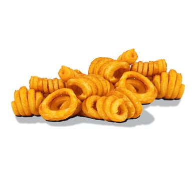 1+1 twister fries