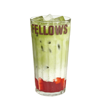Iced Strawberry Matcha Latte