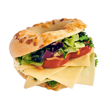 Triple Cheese Bagel