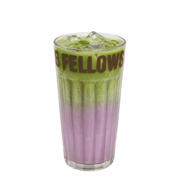 Iced Ube Matcha Latte
