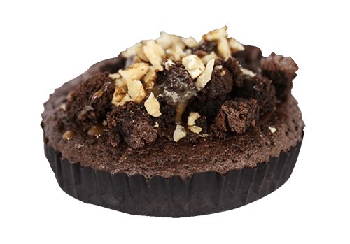 Caramell-Brownie Tartelette