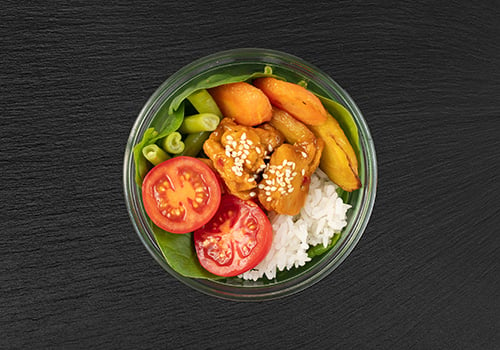 Teriyaki Vegan Chicken Mini Bowl 3er Set