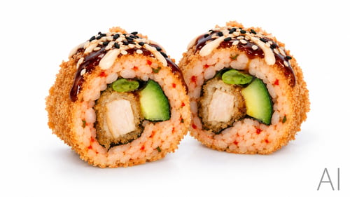 Kimchi Crunchy Chicken Roll - 8 Stück Kimchi Crunchy Chicken Roll - 8 Stück