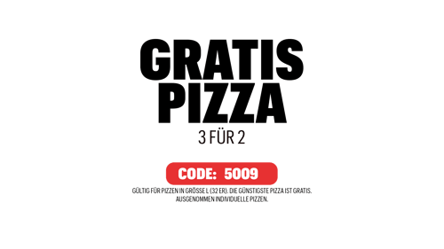 3 für 2 Pizza 3 für 2 Pizza