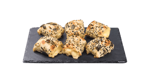 Pizzabrötchen Käse mit Mehrkorn