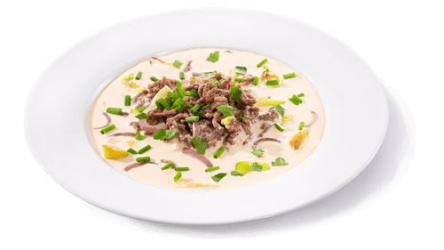 Käse-Hack-Suppe