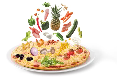 ca. 26 cm Baukasten Pizza