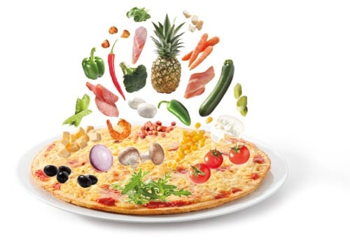 Pizza Baukasten vegan ca. 36 cm Pizza Baukasten vegan ca. 36 cm