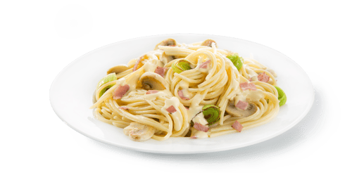 Pasta Schinken-Sahne