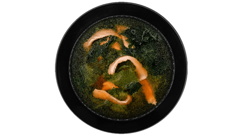 Miso Suppe mit Lachs
