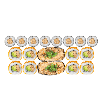 Grilled Salmon Box (18 Stück)