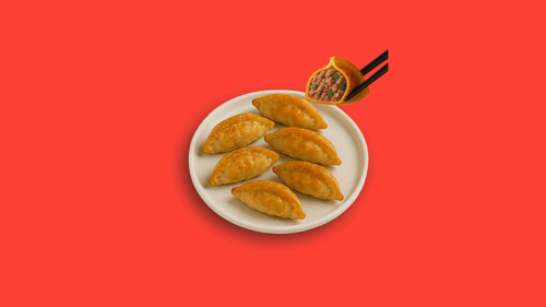 Fried Beef BBQ Dumplings