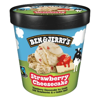 465ml Becher Ben & Jerry`s Strawberry Cheesecake
