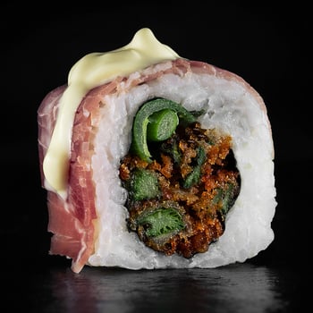 S2 Schinken Spargel California Roll