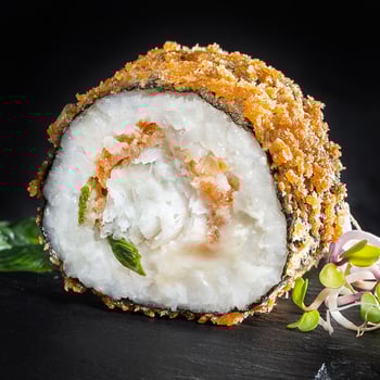 Crispy Smoked Salmon Roll