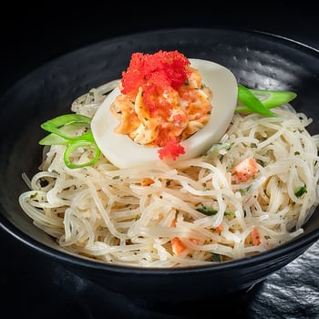 Glasnudelsalat mit Saketama