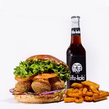 Falafel Burger Menü