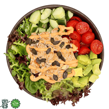 Chicken Avocado Crush Salat (normal)
