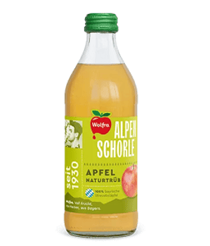 Wolfra Alpenschorle Apfel 0,33l
