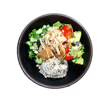 Avocado No-Chicken Reis