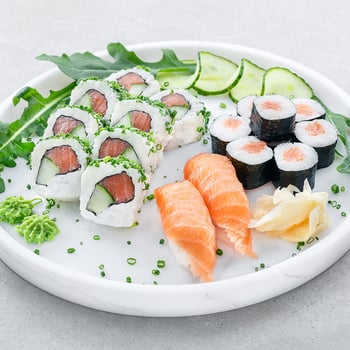 Lachs Menue
