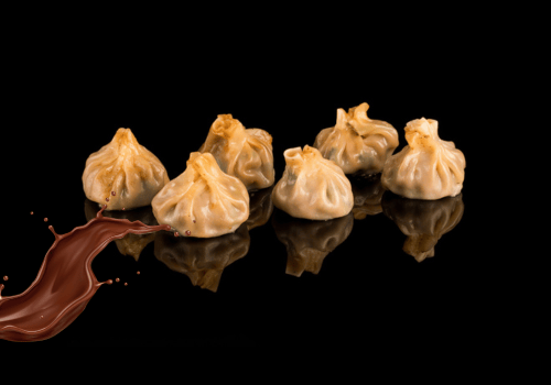 Süße Dumplings mit Schokolade