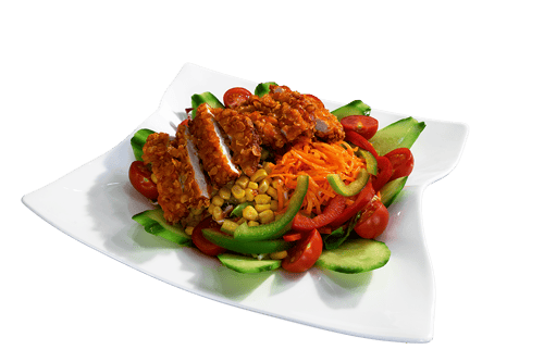 Crunchy Chicken Salat Blech 