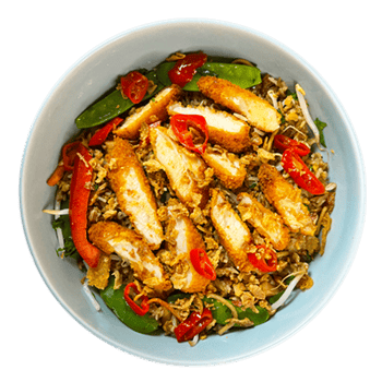 Reisgericht Crispy-Chicken