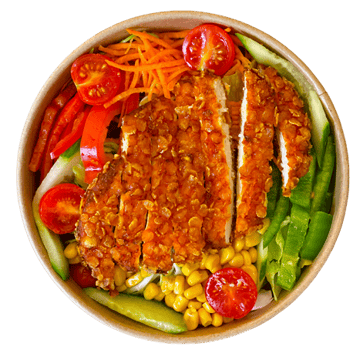 Crunchy Chicken Salat