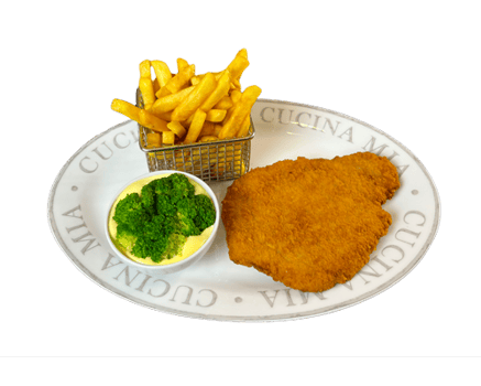 Schnitzel Broccoli
