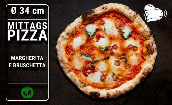 Lunch Pizza Margherita e Bruschetta Ø 34cm