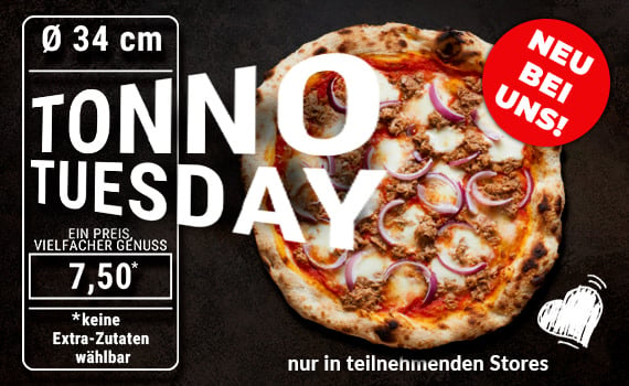 Pizza TONNO TUESDAY Ø 34cm