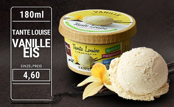 Vanille Eis - Becher 180ml von Tante Louise